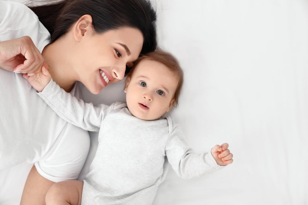 An infant care space at A Step Above Day Care Academy.